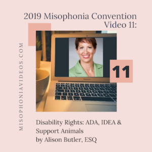 #11 Disability Rights: ADA, IDEA & Support Animals by Alison Butler, ESQ (2019)