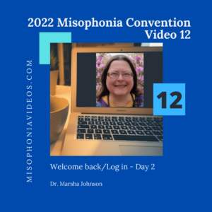 12. WELCOME BACK-LOG IN – DAY 2-NOVEL FIVE-PHASE MODEL FOR UNDERSTANDING THE NATURE OF  MISOPHONIA AND PROVIDING TREATMENT (2022)